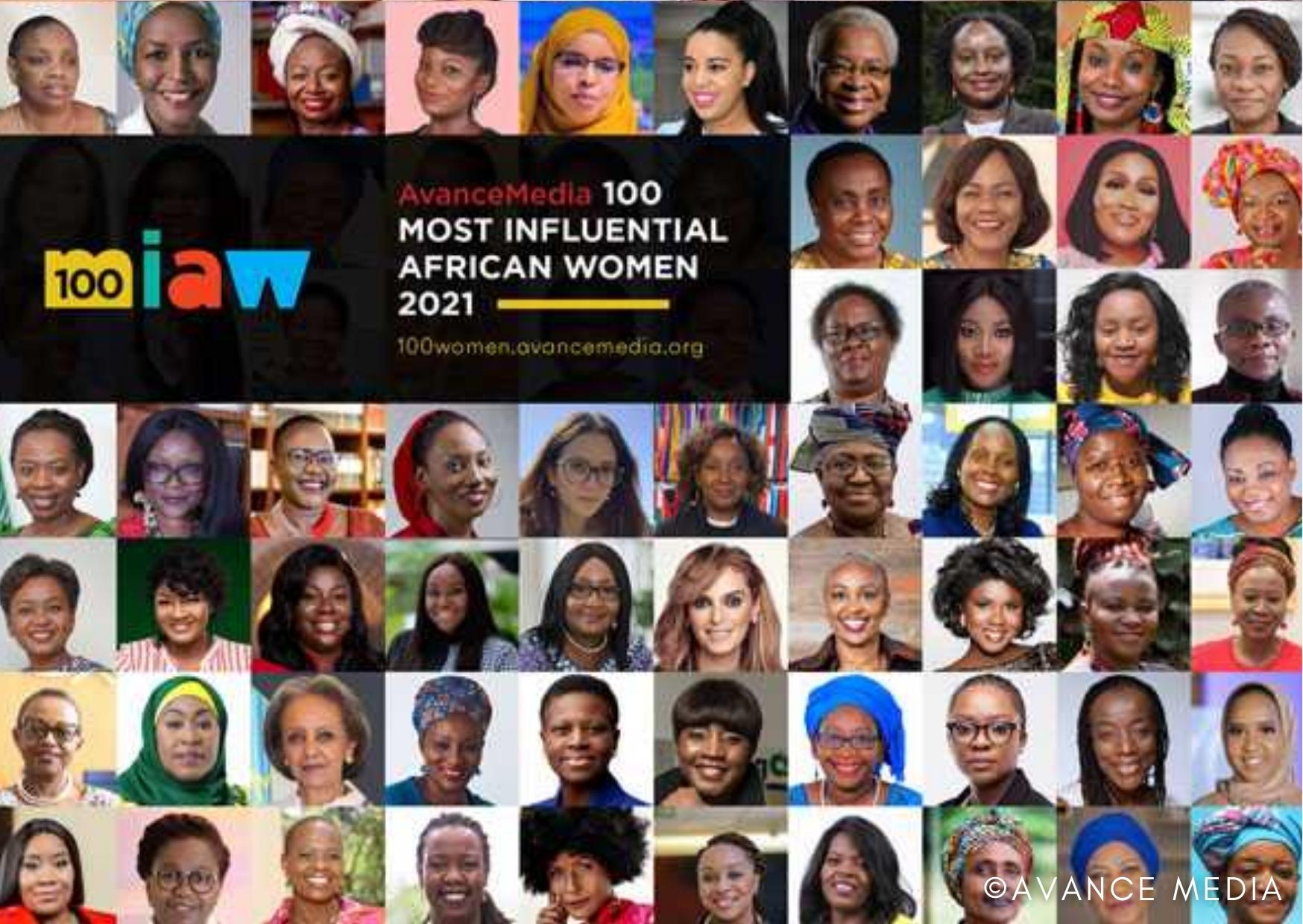 Avance Media, 2021년 가장 영향력 있는 아프리카 여성 100인 명단 발표 썸네일